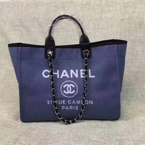 sac de plage chanel|chanel shopping bags.